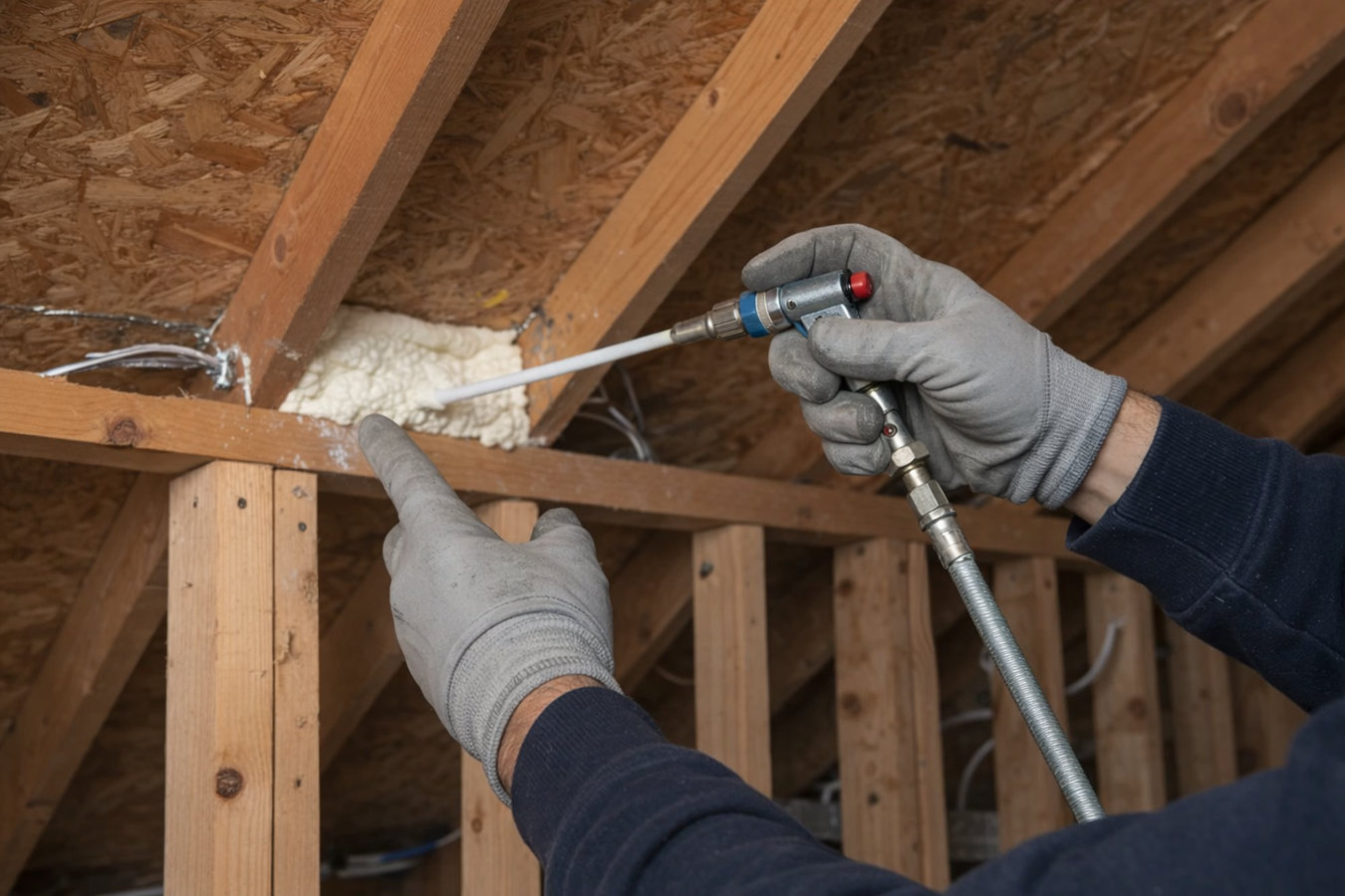 Attic air sealing in Reading, PA