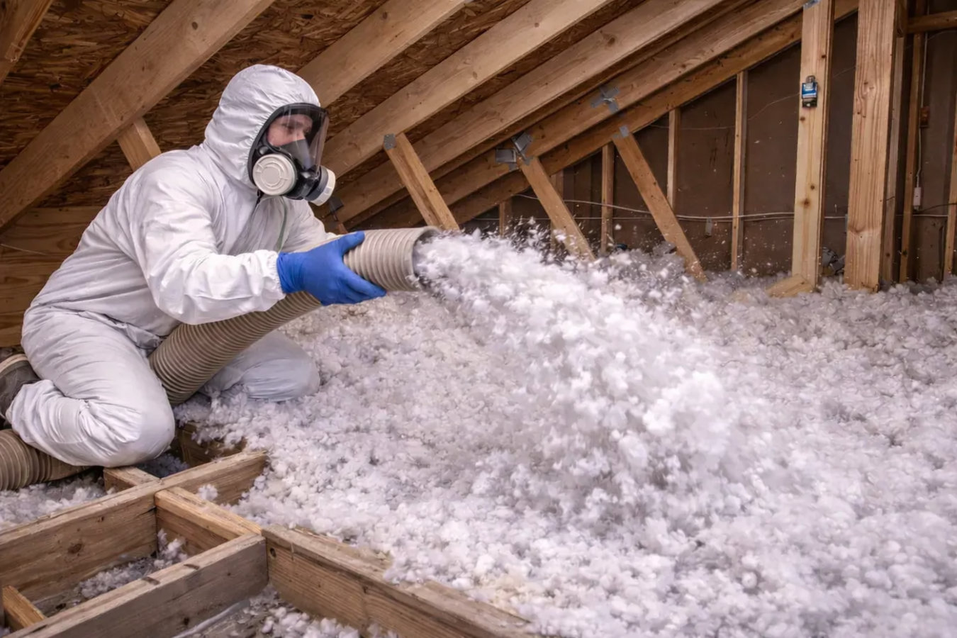 Blown-in insulation in Reading, PA